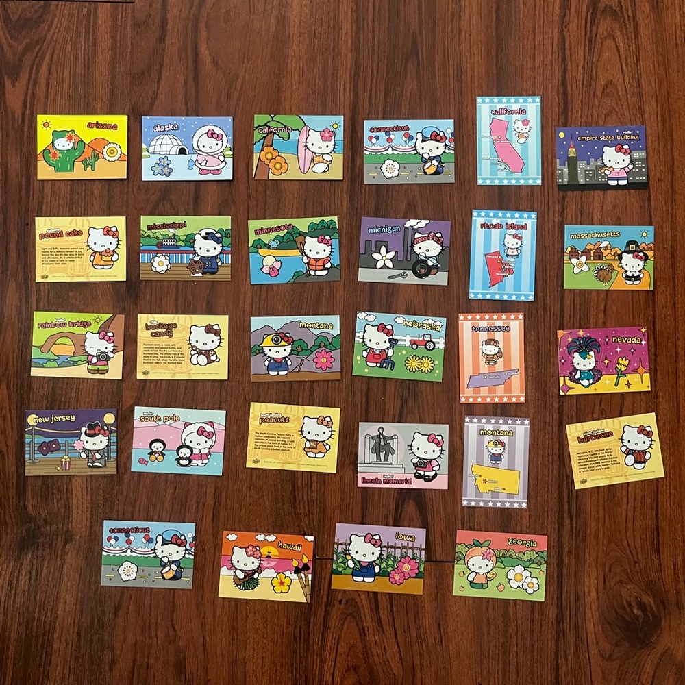 Hello Kitty City and State Cards
